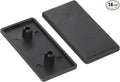 uxcell 14Pcs Extruded End Cap Nylon, 60x30mm T-Slot Aluminum Profile 3060 European Standard End Cap Extrusion Plug for Trolley, Fish Tank Rack, Storage Rack, Black