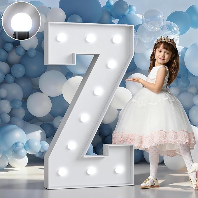 Marquee Letters 4 Feet Tall Large Light Up Letters Baby Shower Decorations Wedding Engagement Proposal White Party Decorations Marry Me Sign Big Cardboard Backdrop Z