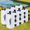 Canopy Water Weight Bag,176 LBS Gazebo Tent Water Weights Set of 8 Leg Weights for Carport, Pop Up Canopy,Tent,Gazebo,White