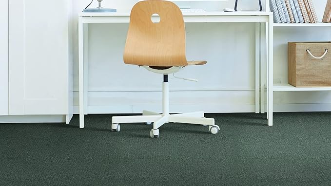 Mohawk Advance 24" x 24" Berber (Loop pile), 0.11" Pile Height, Carpet Tile, Nylon Fiber, Stonewash Color, (24 Tiles), (96 sqft/carton)