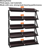 5 Tiers Retail Display Rack, Large Capacity Market Shelf Fruit and Vegetable Basket Stand Rack Set for Kitchen, Office, Store, Supremarket Utility Storage Shelves