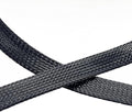 25Ft-3/4inch PET Expandable Braided Wire Sleeving,Wire Loom Cable Sleeve for TV,Computer,Home Theater,Automotive,Home Industrial,Electrical Wires,Chemical,Protect Cat from Chewing Cords,Black