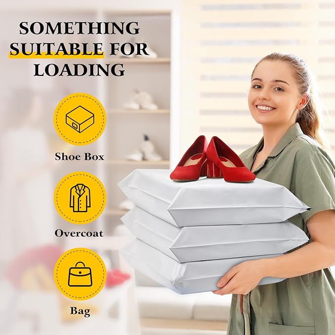 Metronic Large Poly Mailers 17.7x22” 50 Pack Bulk,Shipping Bags for Clothes,Strong Self Adhesive Shipping Envelopes for Small Business,Waterproof Mailing Envelopes for Packaging White