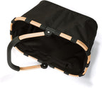 reisenthel carrybag frame gold/black - Sturdy shopping basket with plenty of storage space and practical inner pocket - Elegant and water-repellent design