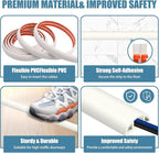 Floor Cord Covers for Wires 20FT Cable Hider Wire Cover Self Adhesive Cord Hider Floor for Offices, Homes, Workshops, Warehouses Cable Cavity 0.39" W x 0.27" H
