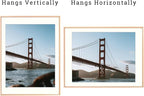 Frametory, 18x24 Metal Picture Frame with Mat for 16x20 Picture & Real Glass, Aluminum Photo Frame Collection (Rose Gold, 1 Pack)