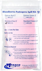 MFASCO Vomit & Bodily Fluid Clean Up Kit - Blood Spill Kits, Body Fluid Spill Kit - Comprehensive Cleanup Solution for Health Hazards and Ready First Aid Kit Spill Management