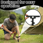 Rustproof Garden Screw Anchors with Spirals Corrosions Ground Stakes for Landscape Backpacking Playgrounds Canopies Greenhouses Screw Stakes