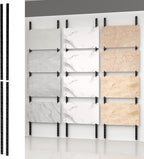 Tile Display Rack, Wall Mounted Tile Sample Display Rack for Retail Stores, Multi Layer Ceramic Sample Storage Organizer, Tile Display Stand for Vendor Commercial Exhibition Display