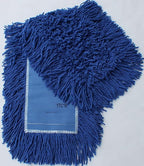 Heavy-Duty Industrial Closed-Loop Dust Mops - 6 Pack (Blue) - 36 Inch