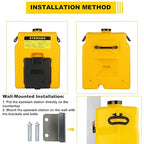 Portable Eyewash-Station Emergency OSHA-Approved Yeipower - Wall Mounted Eye Wash First Aid 14 Gallon Eye Irrigation Equipment