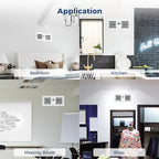 ALORAIR Room to Room Fan with Remote Control, 300CFM Through Wall Ventilation Fan with Dual Fans, Temperature Control, for Kitchen, Laundry, Room, RTR300CV