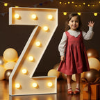Marquee Letters 4 Feet Tall Large Light Up Letters Z Happy Birthday Decorations Marry Me Engagement Party Decor Yellow Light Birthday Decorations Balloon Arch Kit Foam Sign Z