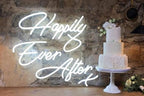 Ulalaza LED Neon Sign Night Light for Wall Party Décor Bedroom Room Bar Wedding Home Birthday Art Decoration Christmas with USB Chain Light modulator 5v (lets party blue)
