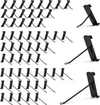 HUHOLE Black Gridwall Hooks 2 Inch, 4 Inch, 6 Inch, 60PC Heavy Duty Grid Wall Accessory, Durable Grid Wall Hook Solution for Tool Organization, Garagre, Retail Display, Hooks for Gridwall Panel