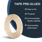 PATIKIL Birch Edge Banding, 1/2 Inch x 25 ft Wood Veneer Tape Pre-glued Flexible Plywood Edge Banding with Hot Melt Adhesive for Furniture Restoration