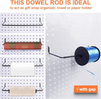 G.CORE Pegboard Organizer Accessories 18 Pack, Peg Board Hooks Assortment Organizer Accessory, Various Tools Storage Arrange System Kit for Garage Craft Workshop Workbench Hobby Office