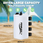 Canopy Water Weight Bag,220 LBS Heavy Duty Tent Weights Set of 4 Leg Weights for Pop Up Canopy,Tent,Gazebo,Carport,White