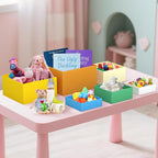 6 Pcs Buffet Food Risers, Large Acrylic Dessert Cupcake Table Stands Fruit Display Shelf Catering Supply Party Jewelry Show Decor Risers Cube Box Nesting Multicolor(10", 9", 8", 7",6.5", 6")