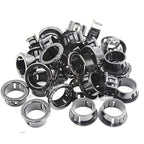 30 pcs Black Snap Bushing 11/16" (19 mm) Mounting Diameter, Plastic Cable Hole Grommets for Wiring, Round Nylon Snap in Locking Electrical Wire Cord Hose Tubing Bushings Grommets Protectors