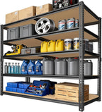 40" W Garage Shelving Unit, 2400Lbs Storage Shelves, Heavy Duty Adjustable Rack for Basement, Warehouse, Pantry, Stores, Tool Room, Freestanding Organizer