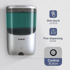 AIKE Wall Mount Automatic Soap Dispenser for Liquid Soap Battery Operated Silver, Model AK1216