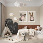 VCK 20x28 Solid Wood Poster Frame Set of 5,Textured Exclusive White Picture Frames, Wall Hanging