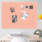 Large Felt Bulletin Board 23x47 Inch, 8pcs Peel and Stick Felt Wall Tiles Modern Push Pin Board for Wall Organization