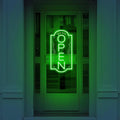 Vertical open sign Vertical Open Led Sign Neon Sign business window light vertical open signs for business (Green LARGE SIZE 30x16")