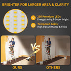 24000LM LED Work Light, 200W Ultra Brighter Flood Light with 16FT Cord Switch, Portable Worklight with Stand, 5000K IP66 Waterproof Outdoor Construction Lighting for Job Site Camping Workshop Garage