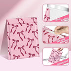 Fuxury Bubble Mailers 4x8 800 Pack, Pink Bows Cute Design Bubble Envelopes Usable Size 4x7",Strong Adhesion Pattern Padded Shipping Envelopes Thick Mailer for Mailing Jewelry, Makeup,Small items