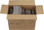 HORLIMER 4x4x2 inches Shipping Boxes Set of 100, White Corrugated Cardboard Box Literature Mailer