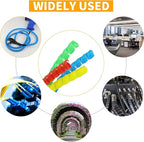 Spiral Cable Wrap, 16.4ft, 33ft Wire Protection Sleeve Cover Cable Organizer Pipe Flexible Spiral Wrap Winding Tube Prevent Cat from Chewing Cables (Green, 10mm (3/8")-16.4ft)