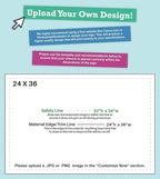 Personalized Vinyl Banner – Vinyl Printed Customizable Banner for Indoor and Outdoor Use (2'x3')