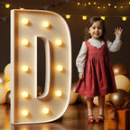 Marquee Letters 4 Feet Tall Large Light Up Letters D Happy Birthday Decorations Wedding Engagement Party Decor Yellow Light Birthday Decorations Balloon Arch Kit Foam Sign D