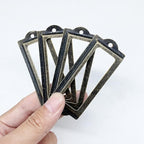 [24 Pack] Antique Bronze Office Library File Drawer Cabinet Card Tag Label Holder Metal Frame 83mm x 30mm