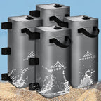 Canopy Water Weights Bag Set of 4, 220 LBS Gazebos Tent Water Weights Set, 4 Leg Weights for Gazebo, Pop-Up Canopy, Canopies, Tent(Grey 25L)