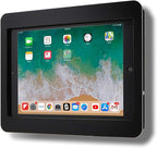 TABcare Anti-Theft Acrylic VESA Enclosure for Apple iPad mini 6/7 8.3" 2021 with Free Wall Mount Kit & 90-Degree Angle USB C Charge Cable (iPad mini 6 8.3", Black)
