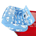 2-in-1 Shopping Cart and High Chair Cover for Baby, Padded Cover, Fold'n Roll Style, Portable with Carry Bag (Pink Elephant)