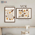 VCK 24x36 Poster Frame 5 Pack, Brown Wood Picture Frame, Exclusive Wood Grain, Wall Hanging