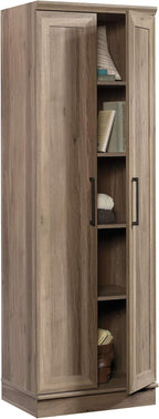 Sauder HomePlus Storage Cabinet/ pantry cabinets, Salt Oak finish