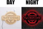 Custom Name Date Neon Sign, Home Bar Led Sign, Personalized Neon Light for Man Cave Decor