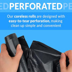 Reli. 13 Gallon Trash Bags | 1000 Bags | Black | Tall Kitchen | Strong | Garbage
