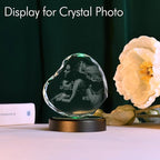 IFOLAINA LED Light Base Multicolor Round Display Stand for Crystal Art Lighted Base for 3D Glass Led Display Base Pedestal Plate Décor