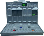 AideTek BOXALL96 96 Lids Enclosure SMD SMT Parts Organizer Surface Mount Box Labels