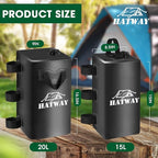 Canopy Weights,176 LBS Water Bag Set of 4 Leg Weights for Pop Up Canopy,Gazebo,Canopies,Tent-4 * 20L-Black