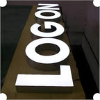 jimeiguang Custom LED Channel Letters Outdoor Waterproof Lighted Letter for Storefront Business Sign 12V Lighted Super Bright (17 letters)