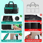 Wearable Cleaning Caddy Bag,WithDetachable Divider cleaning bags for housekeepers, With Adjustable Shoulder Strap for Cleaners & Housekeeper