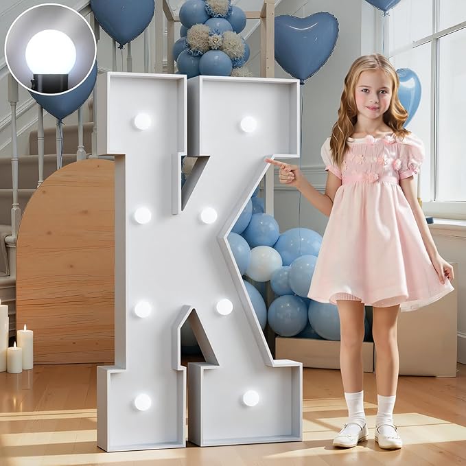 Marquee Letters 3 Feet Tall Large Light Up Letters Decorations Wedding Engagement Proposal White Party Decorations Marry Me Sign Big Cardboard Backdrop K