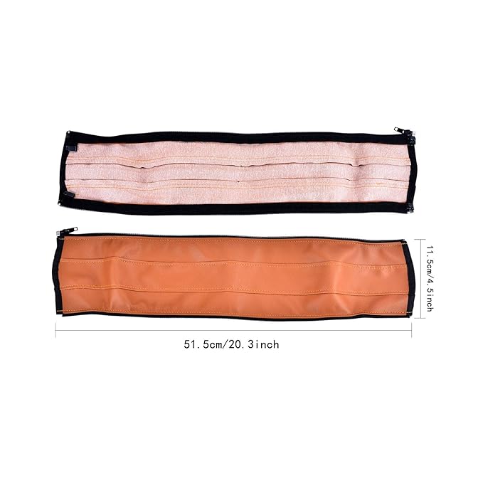 Universal Stroller Handlebar Cover – PU Leather Armrest Sleeve for Baby Strollers, Dustproof and Protective Grip for Infant and Toddler Prams, Brown